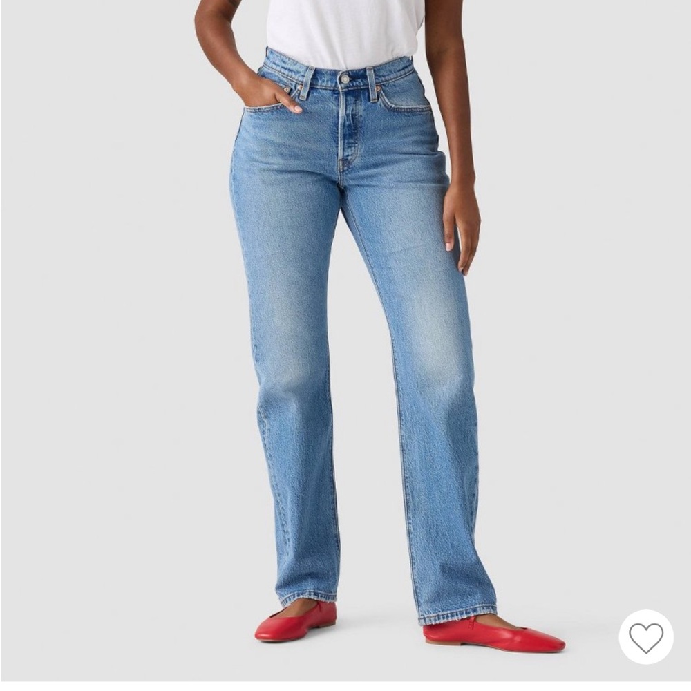 Levi's Women's Curve Straight Leg Blue Jeans